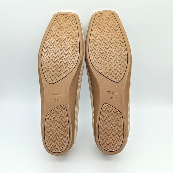VIVAIA Women's Cream Flats - Picture 6 of 9